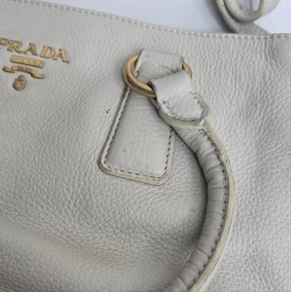 Prada White Leather Women's Bag - Picture 11 of 16